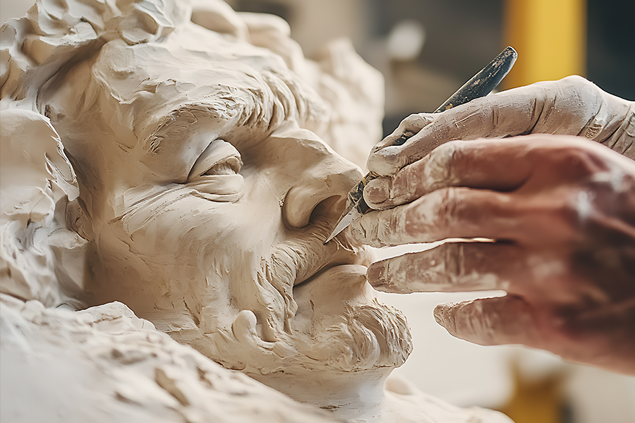 La escultura y el espacio tridimensional