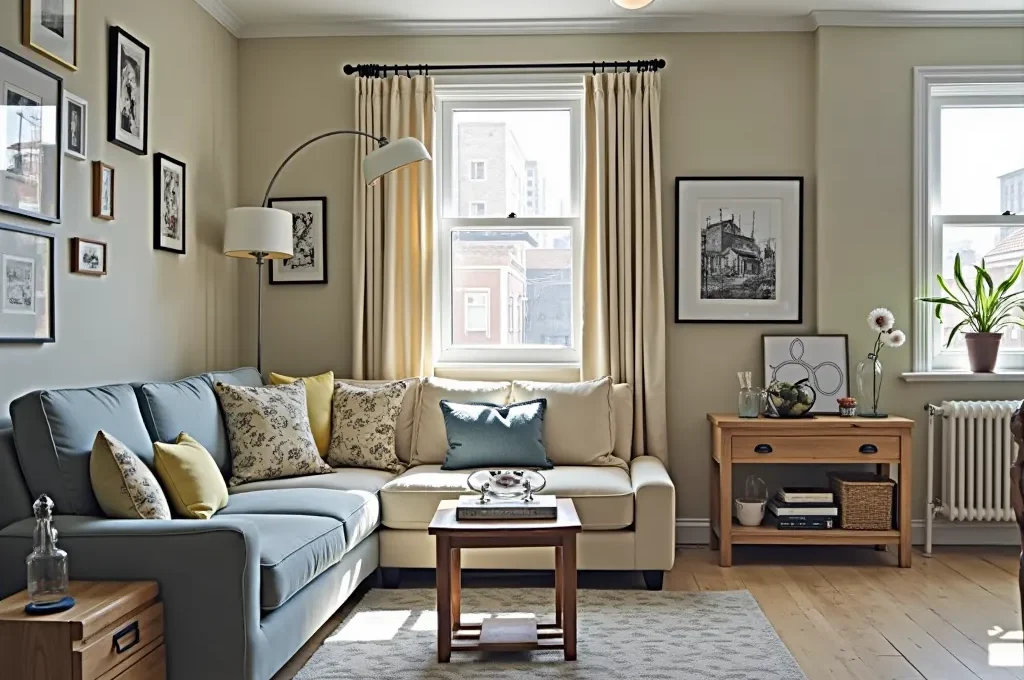 Dos bailarines representando traición mediante distancia corporal y miradas desviadas