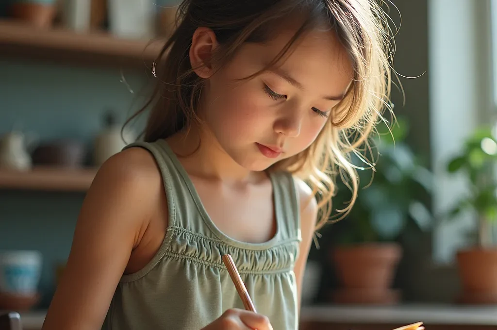 Actriz mostrando vulnerabilidad emocional en escena teatral