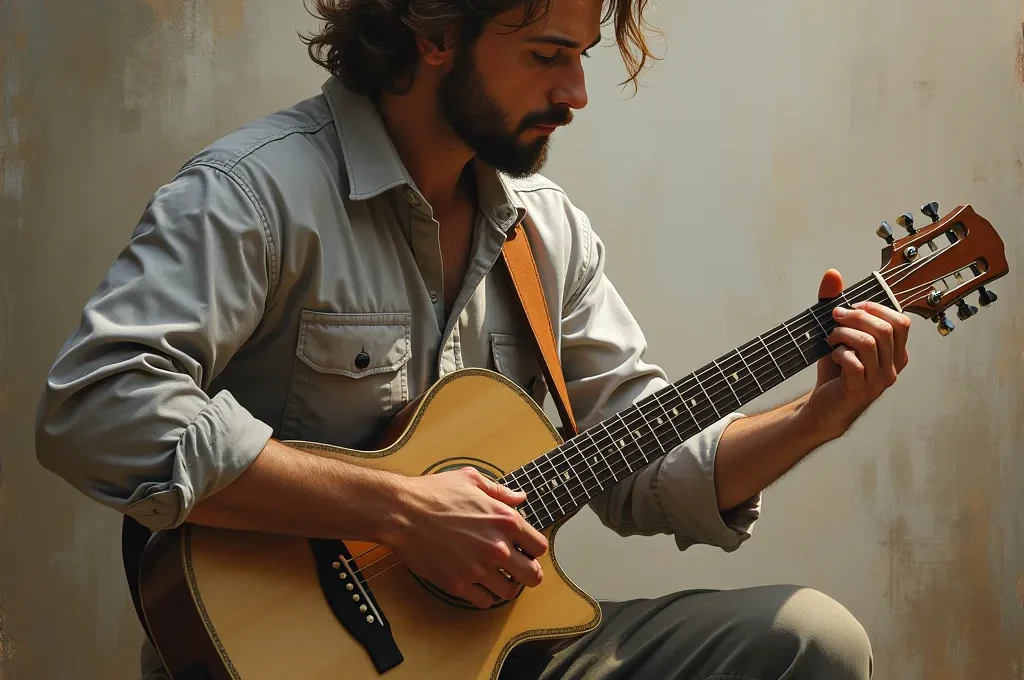 Composición con jerarquía visual de un vendedor enfocado en el Mercado de la Boquería con el fondo desenfocado.
