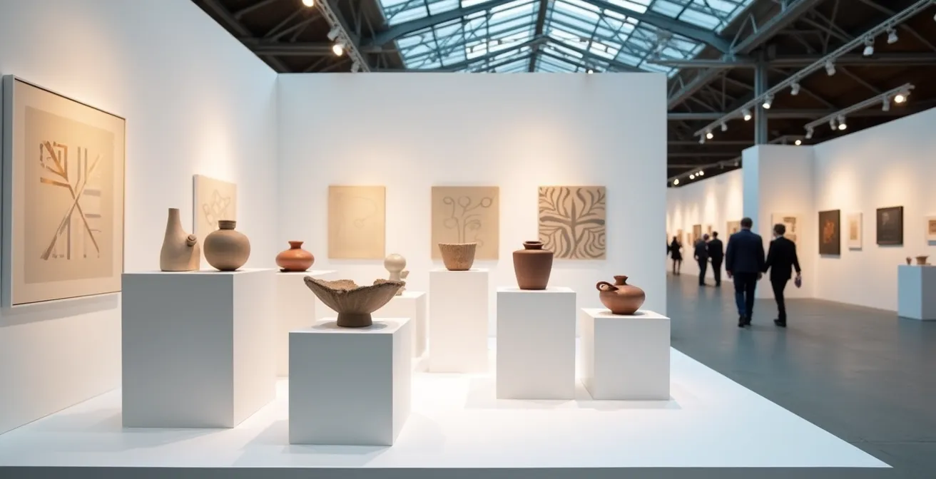 Portfolio profesional de diseñador ceramista mostrando piezas contemporáneas con estética minimalista y fotografía editorial de alta calidad